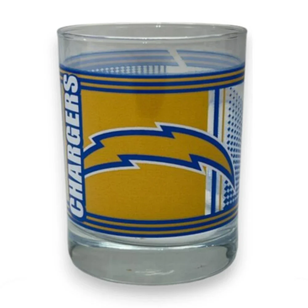 Los Angeles Chargers Shot Glass Wine Cup Cocktail Whiskey Rocks 13oz NFL Merch